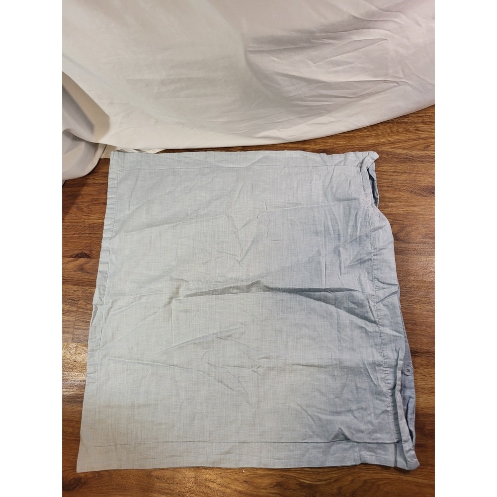 Pottery Barn Lyocell Blend Blue European  Sham